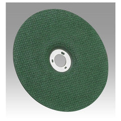 7 in × 1/8 in × 7/8 in Green Corps Flex Grind WhlsWith Center Hole 60 Alt Mfg # 50447 - Americas Industrial Supply