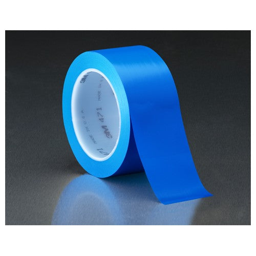 3M Vinyl Tape 471 Blue 3/8″ × 36 yd 5.2 mil 96 rolls per case Individually Wrapped Conveniently Packaged - Americas Industrial Supply