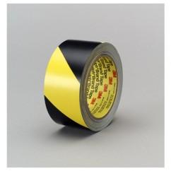 List 5702 1" x 36 yds Safety Stripe Tape - Black/Yellow - Americas Industrial Supply